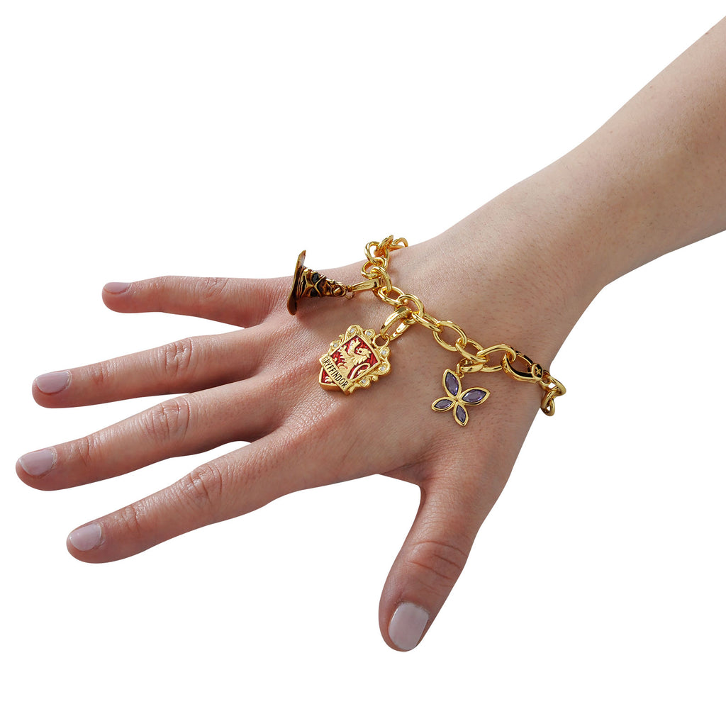 Image produit Harry Potter - Bracelet à breloques Lumos Gryffondor