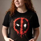 Image produit Deadpool - T-shirt Splatter noir