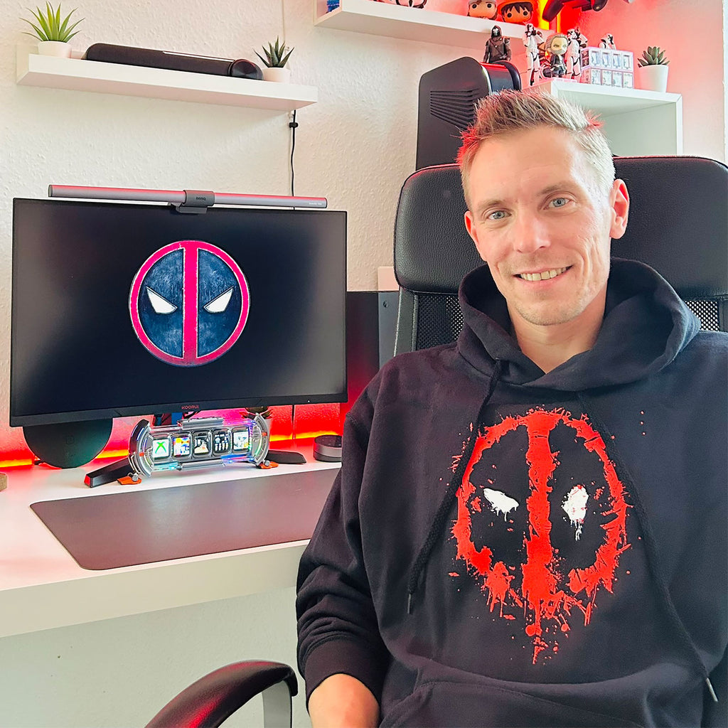 Image produit Deadpool - Sweat à capuche logo noir