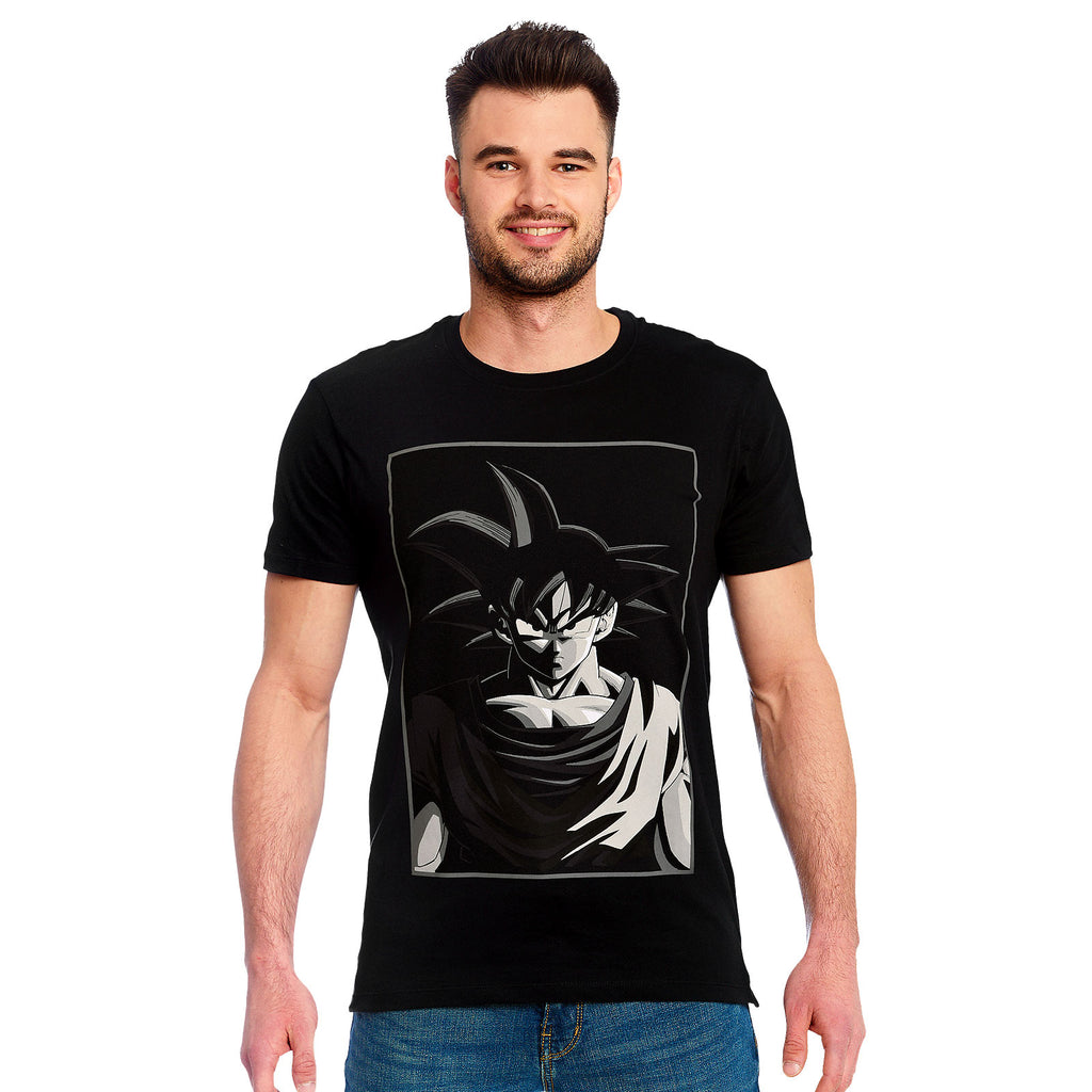 Image produit Dragon Ball - T-shirt Goku Manga Face noir