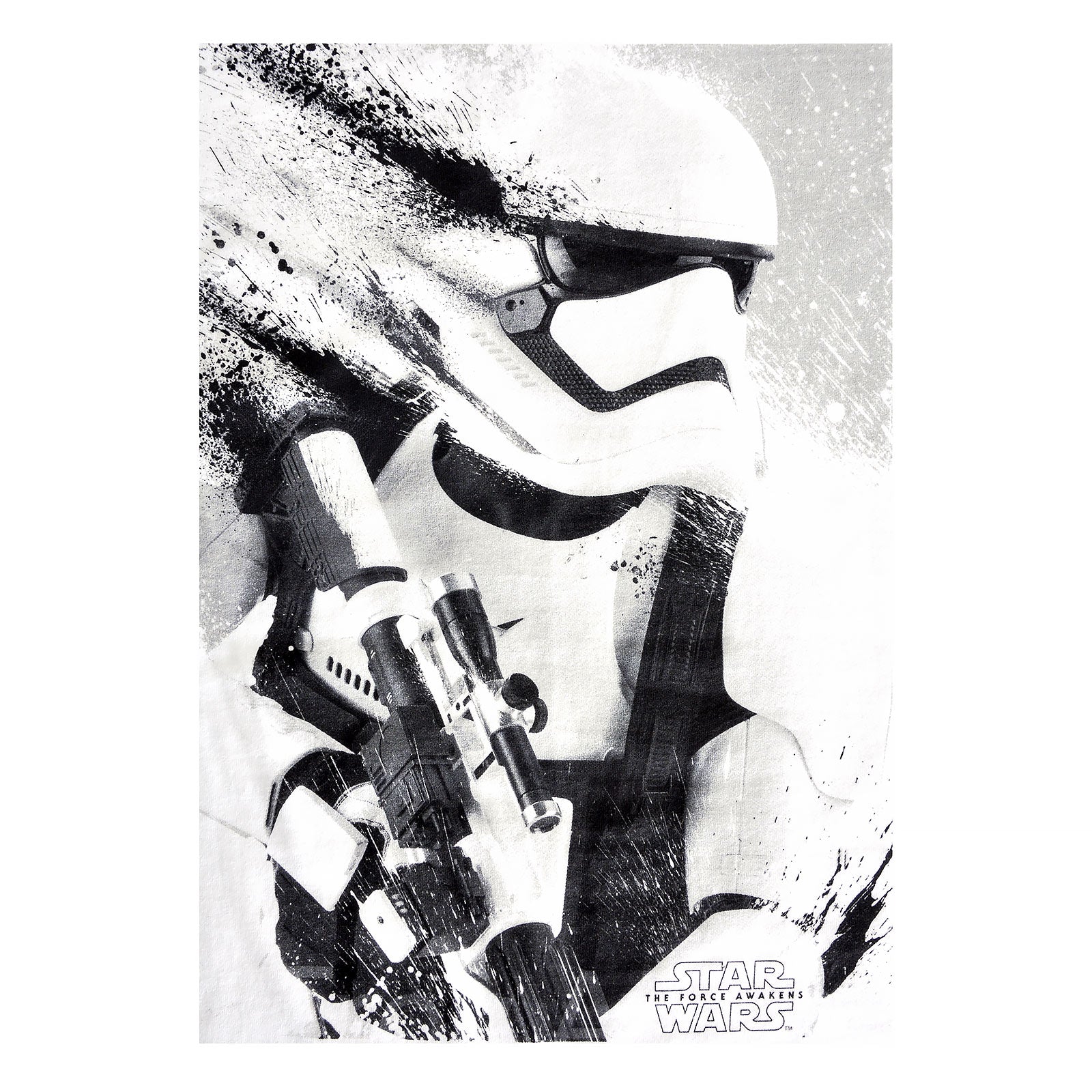 Image produit Star Wars - T-shirt fille Stormtrooper Splatter blanc