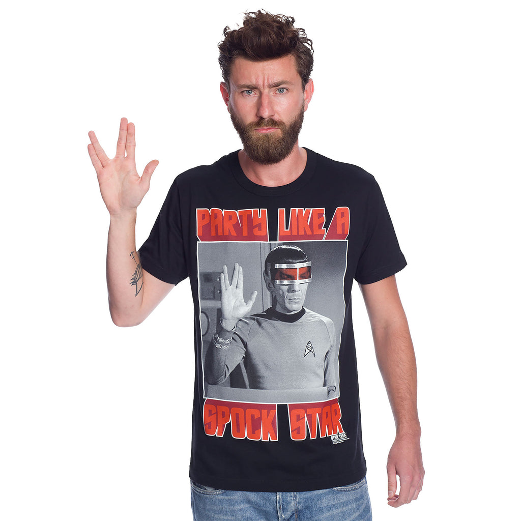 Image produit Star Trek - T-shirt étoile Spock noir