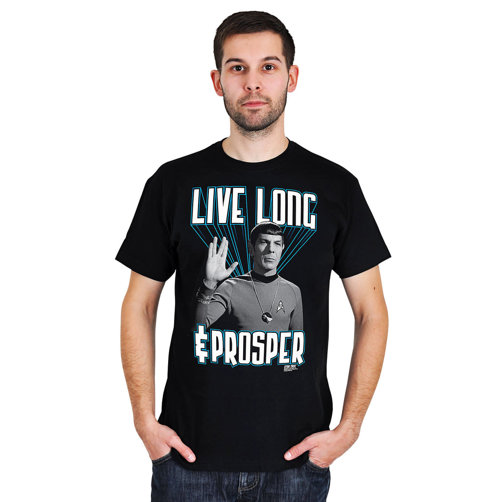 Image produit Star Trek - Live Long And Prosper T-shirt Spock noir