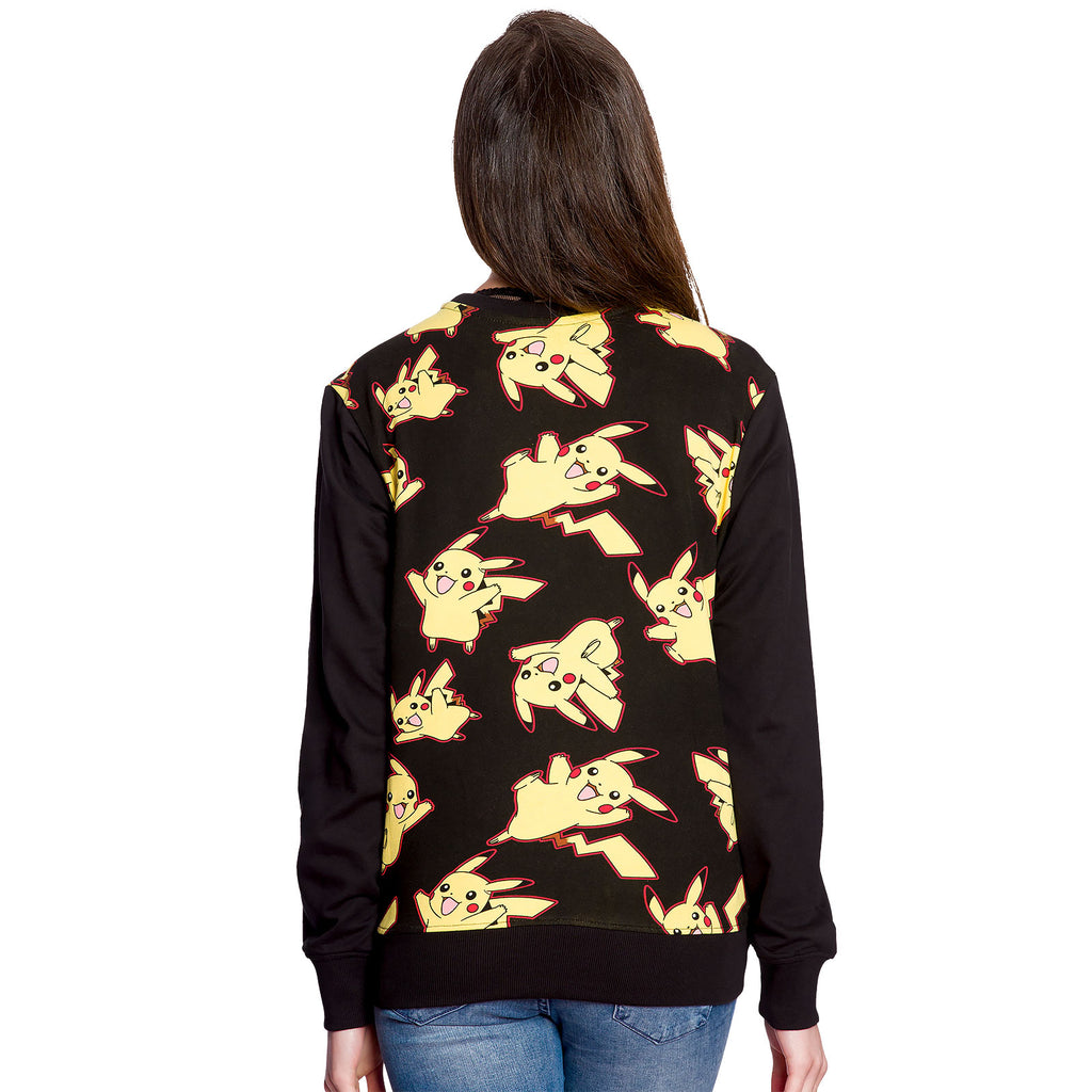 Image produit Pokemon - Pull Pikachu impression intégrale noir