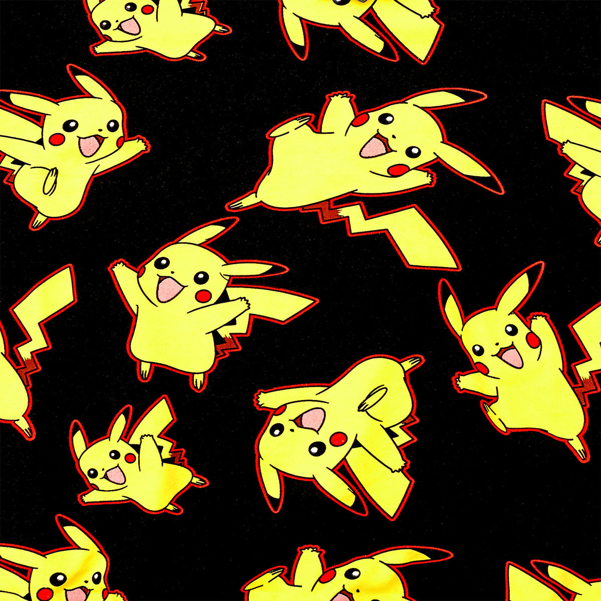 Image produit Pokemon - Pull Pikachu impression intégrale noir