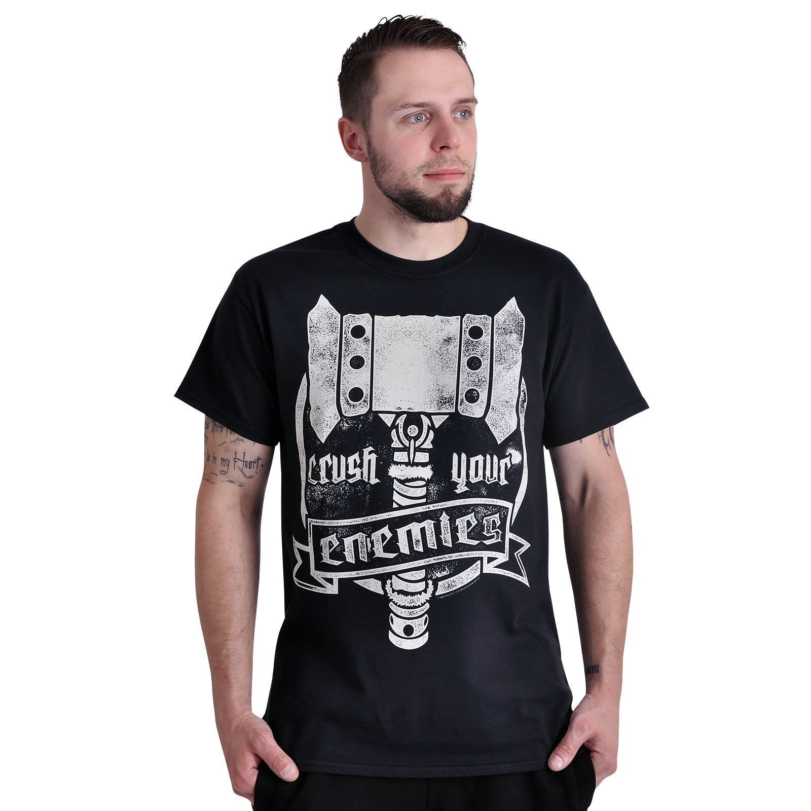 Image produit Warcraft - T-shirt Crush Your Enemies noir