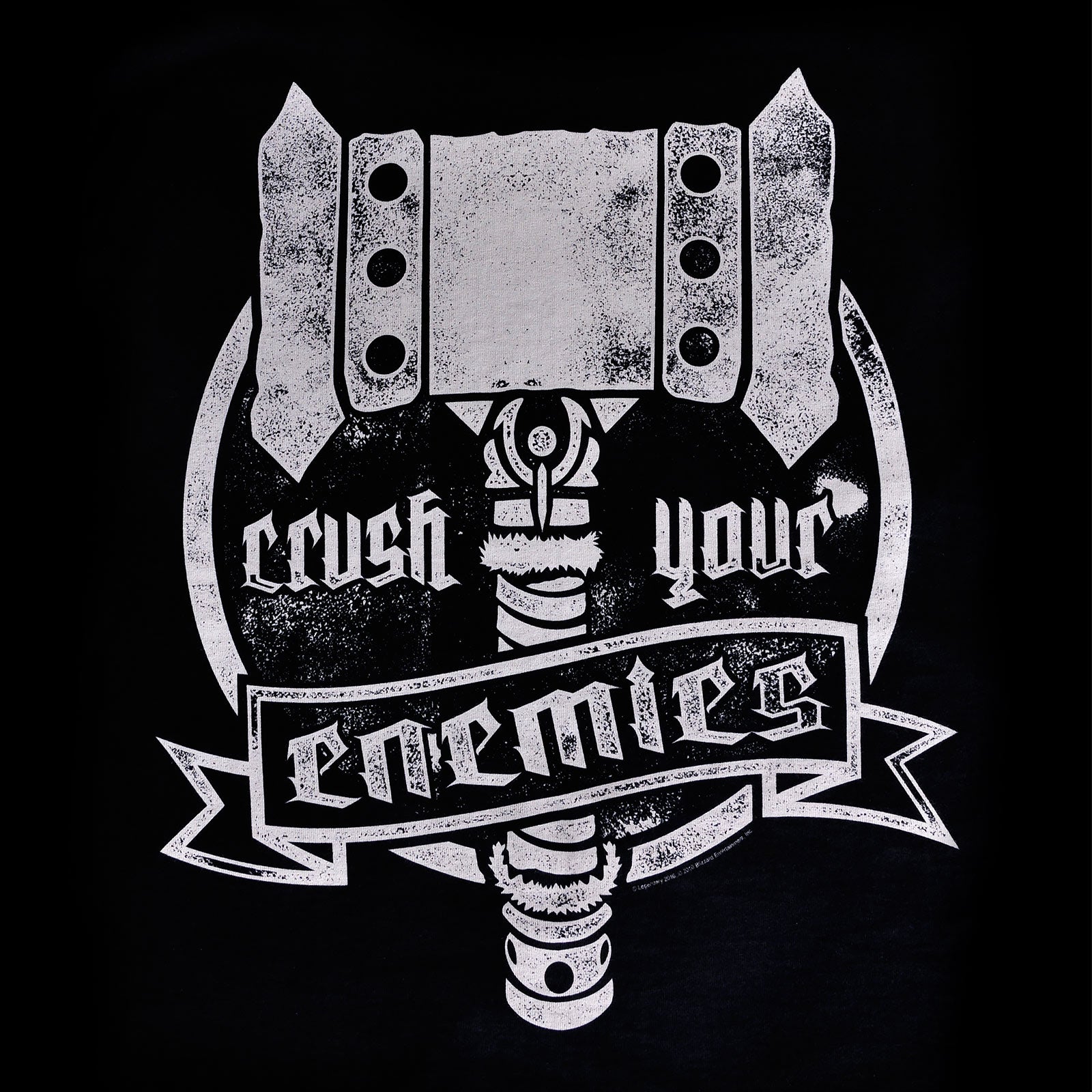 Image produit Warcraft - T-shirt Crush Your Enemies noir