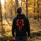 Image produit Warcraft - Sweat à capuche noir avec logo de la Horde