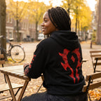 Image produit Warcraft - Sweat à capuche noir avec logo de la Horde