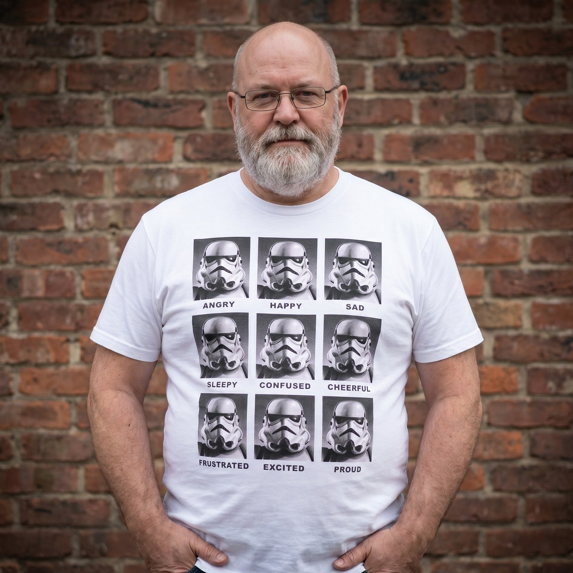 Image produit Star Wars - T-shirt Multiface Stormtrooper blanc