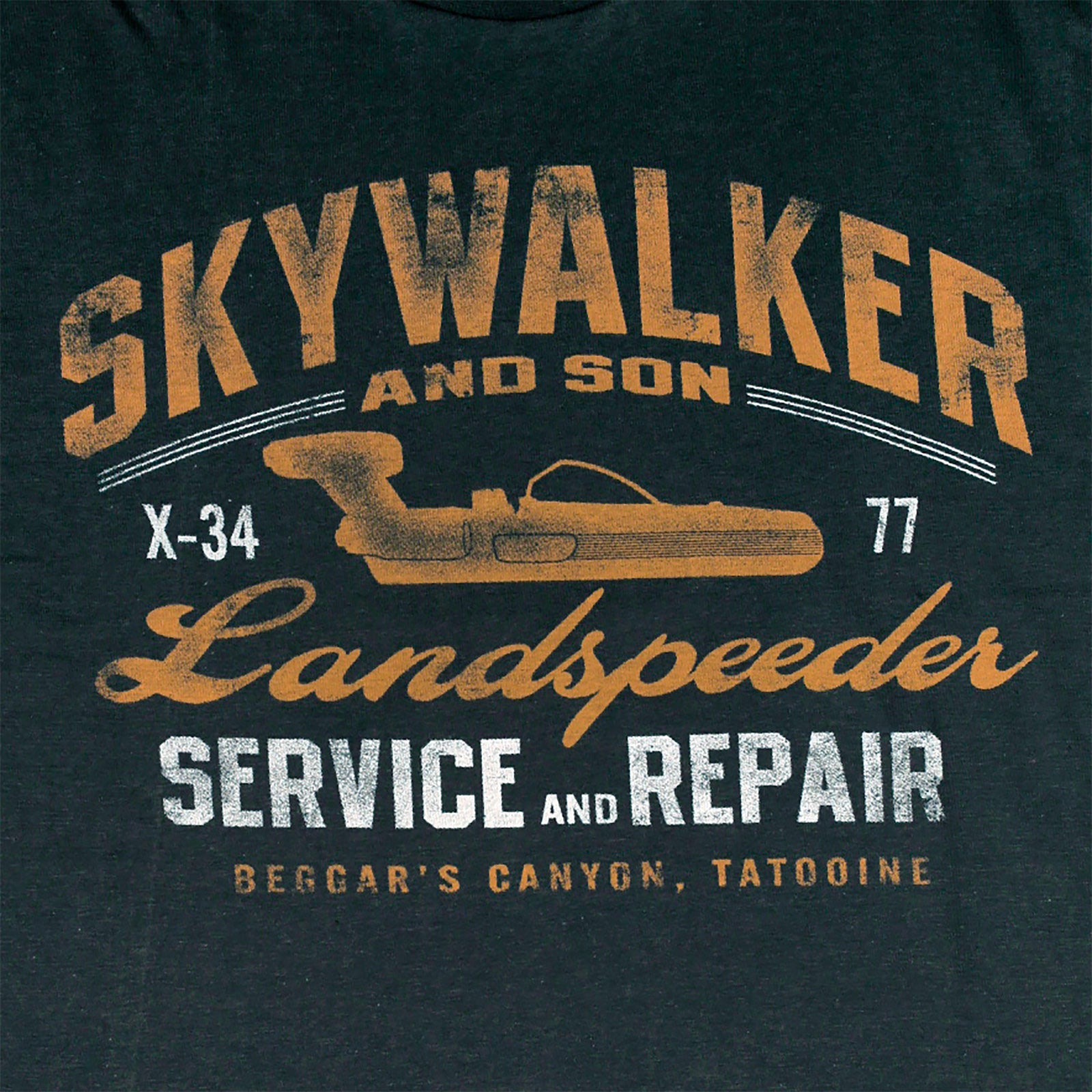 Image produit Star Wars - T-shirt Landspeeder gris