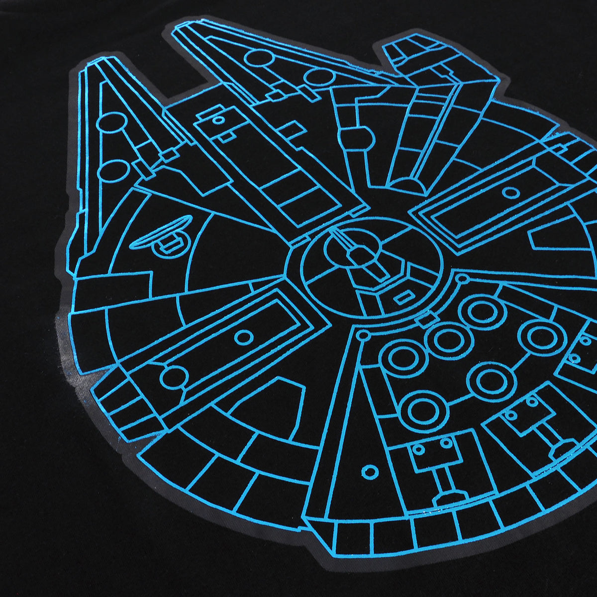 Image produit Star Wars - T-Shirt Millennium Falcon noir