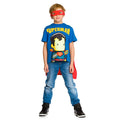 Image produit Superman - T-shirt pour enfants avec cape et masque pour les yeux