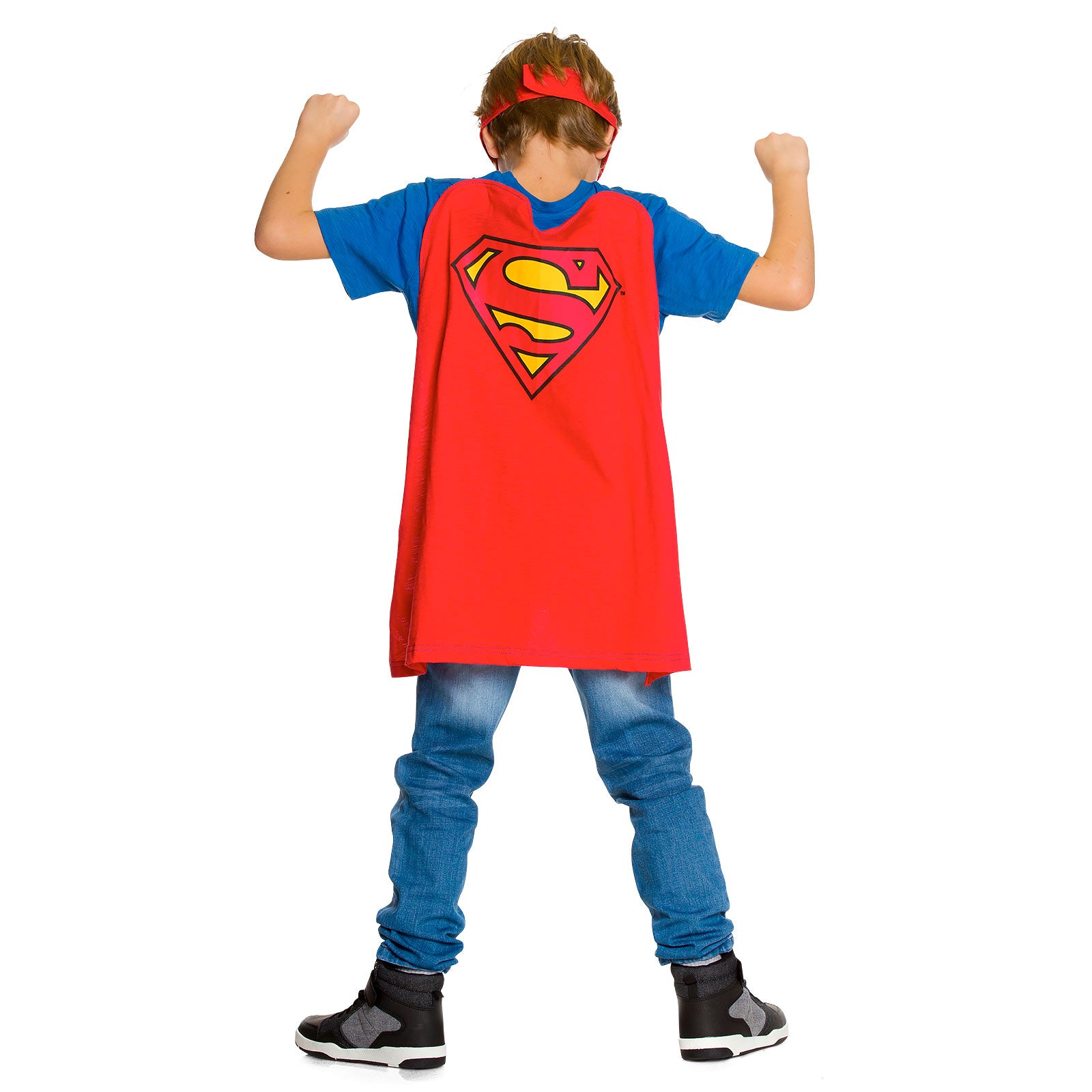 Image produit Superman - T-shirt pour enfants avec cape et masque pour les yeux