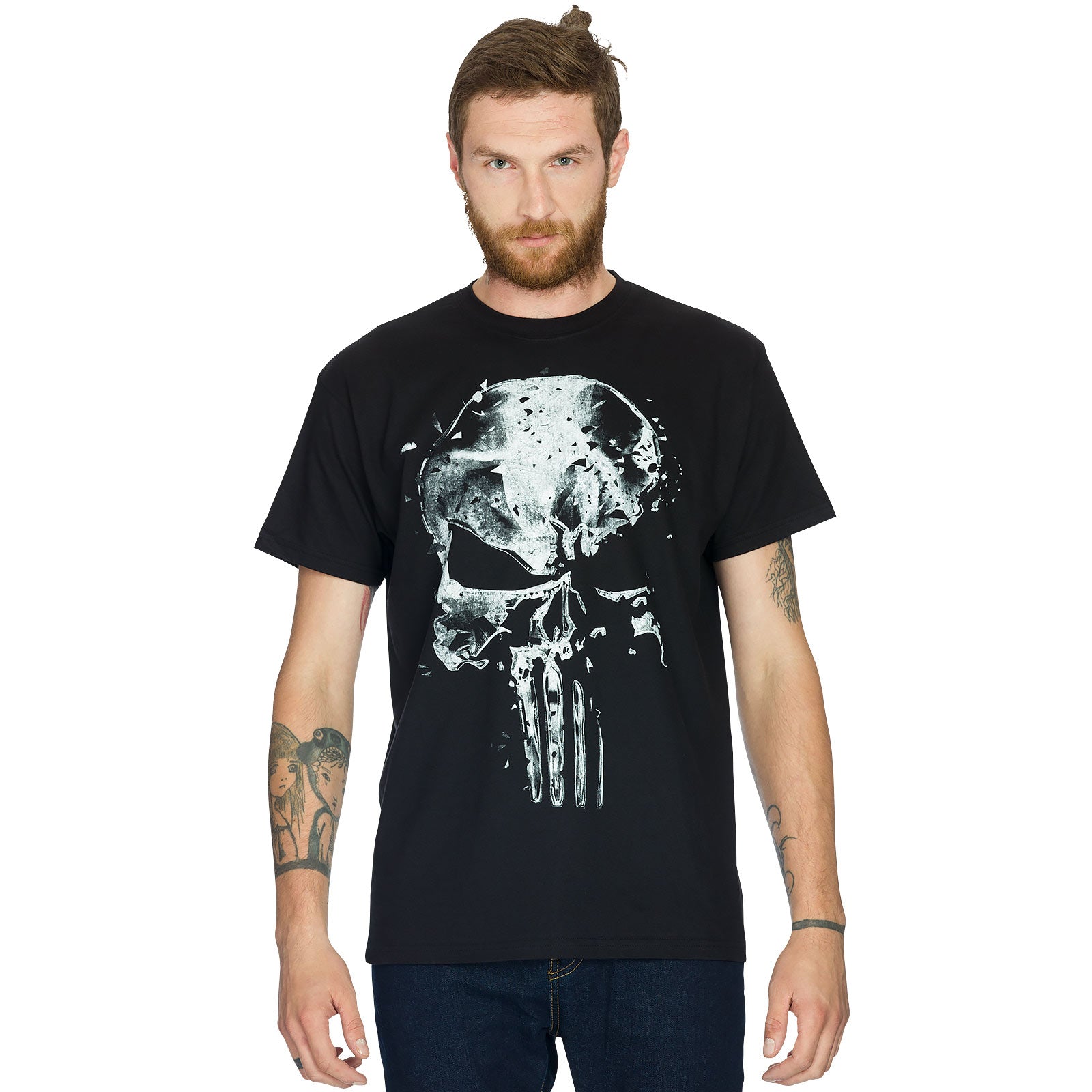 Image produit Punisher - T-shirt Crâne noir