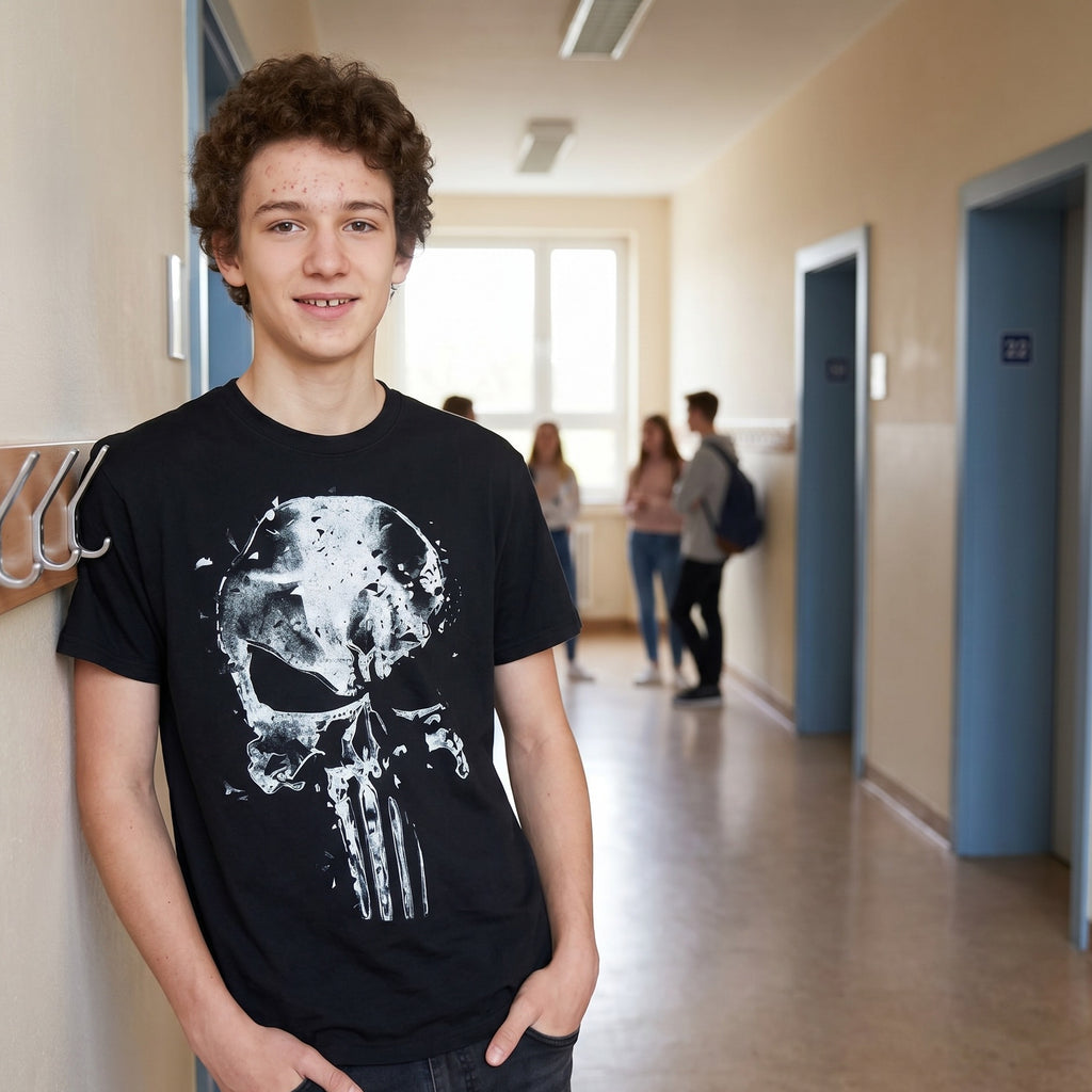 Image produit Punisher - T-shirt Crâne noir