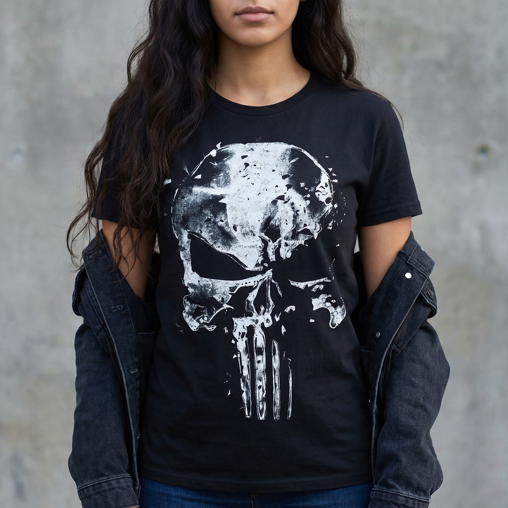 Image produit Punisher - T-shirt Crâne noir