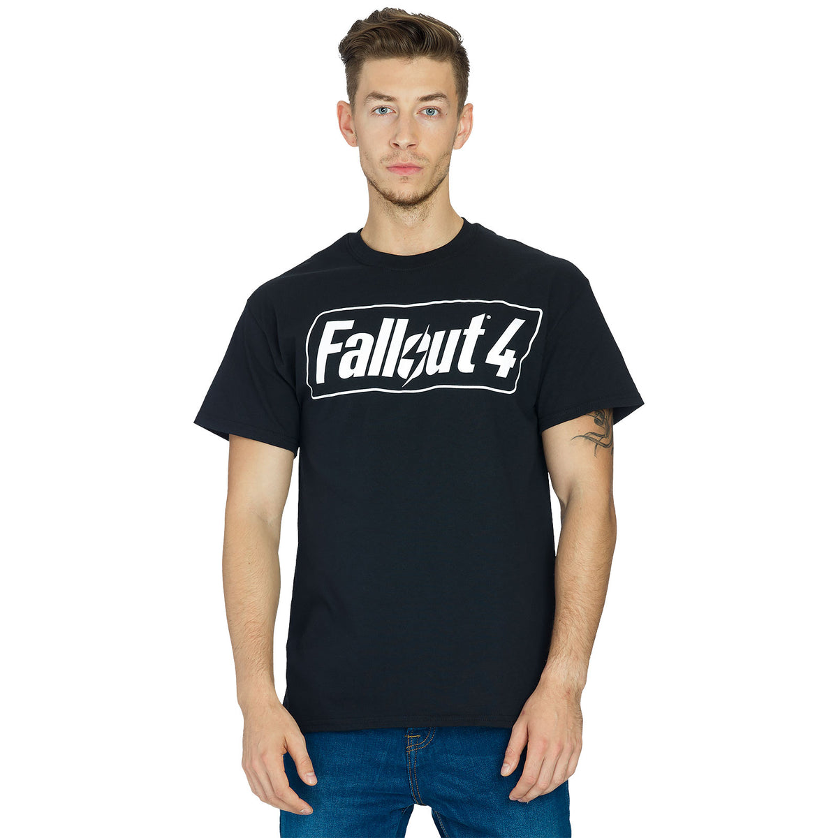 Image produit Fallout 4 - T-shirt logo du jeu noir