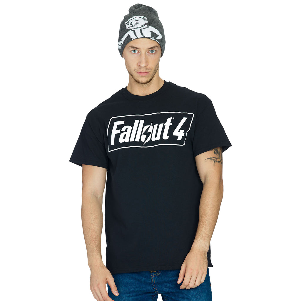Image produit Fallout 4 - T-shirt logo du jeu noir