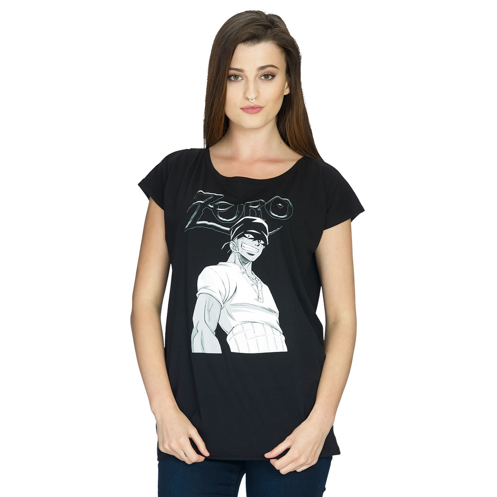 Image produit One Piece - Roronoa Zoro T-shirt pour filles noir
