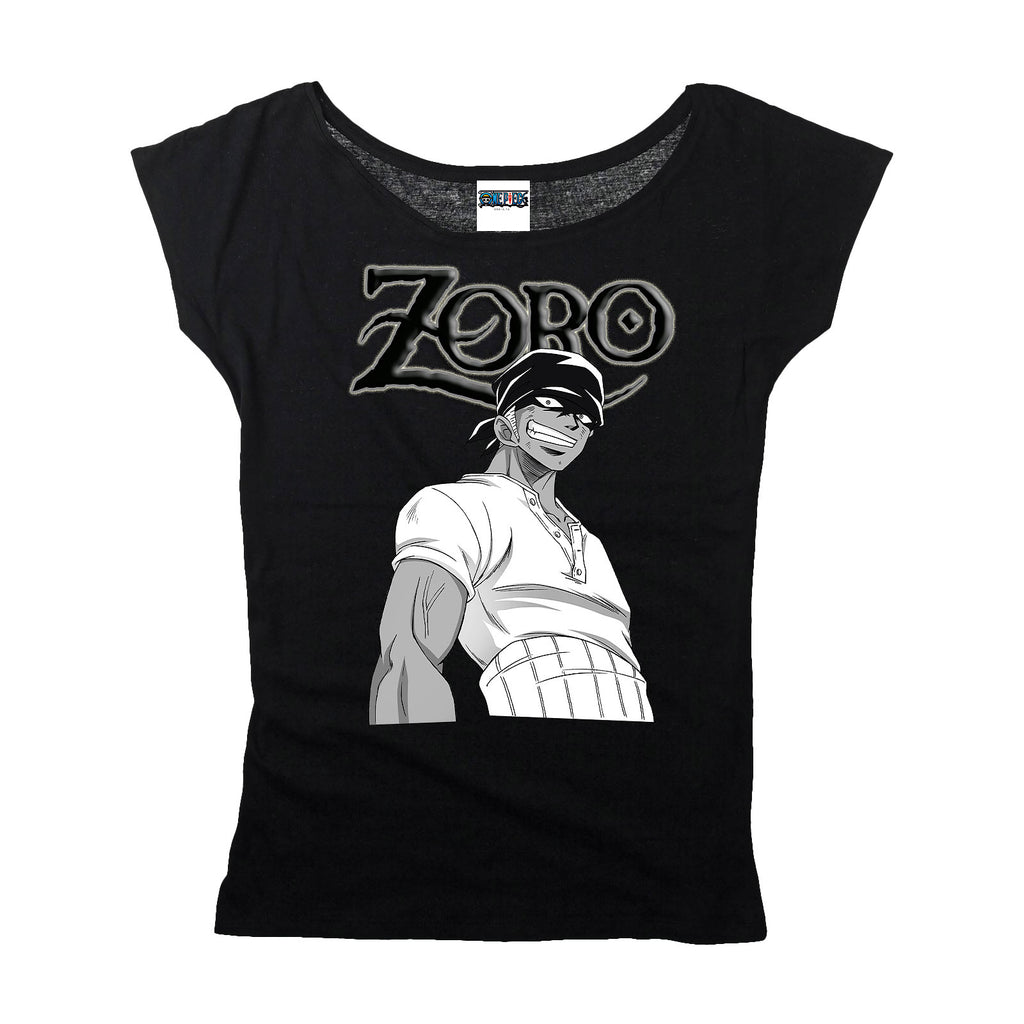Image produit One Piece - Roronoa Zoro T-shirt pour filles noir