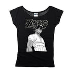 Image produit One Piece - Roronoa Zoro T-shirt pour filles noir