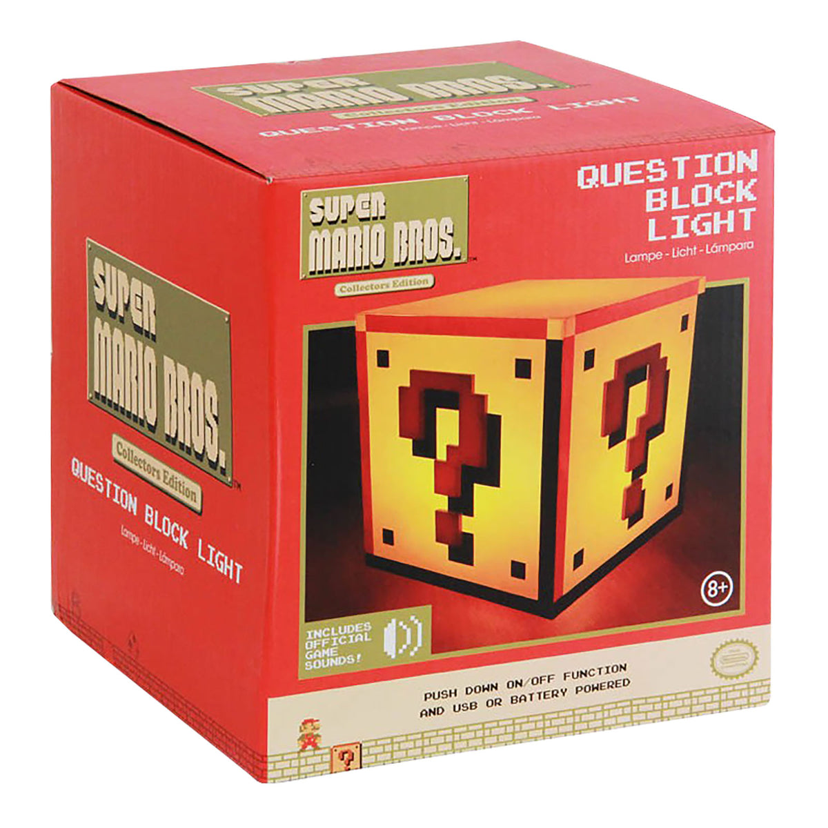 Image produit Super Mario - Lampe Point d'interrogation avec son