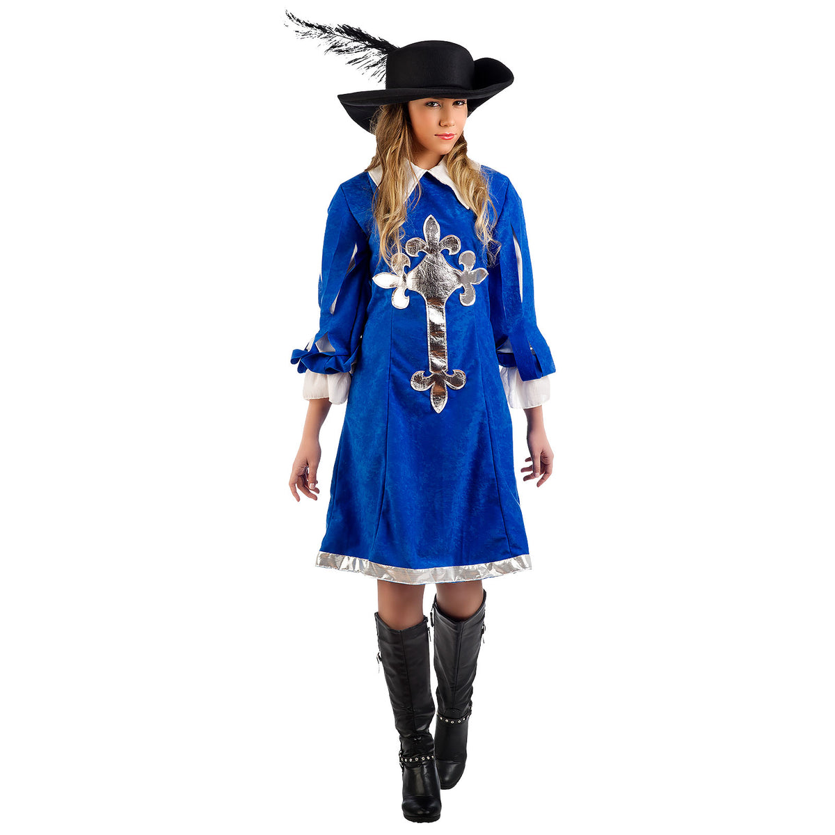Image produit Dame Mousquetaire Royale - Costume Femme Bleu