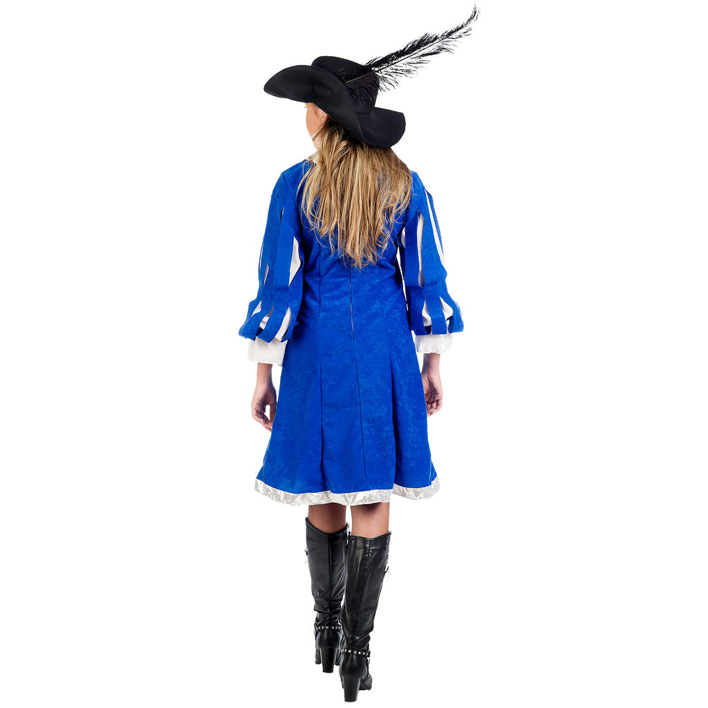 Image produit Dame Mousquetaire Royale - Costume Femme Bleu