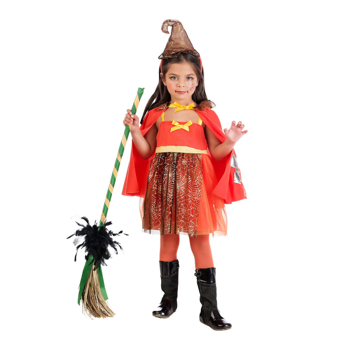 Image produit Sorcière Magique - Costume Enfant orange