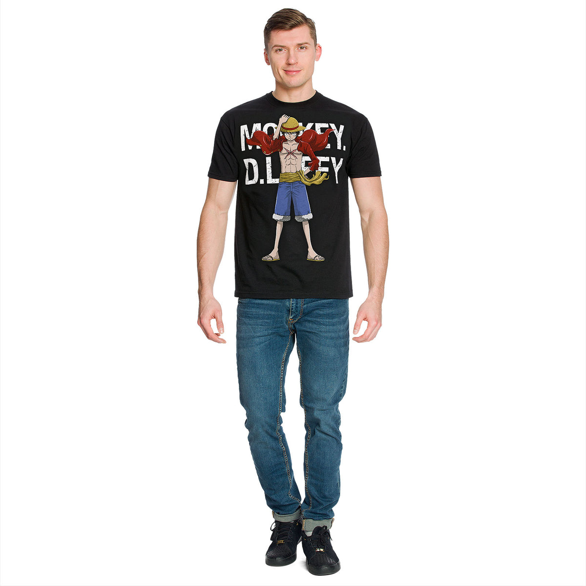 Image produit One Piece - Cool Ruffy T-Shirt noir