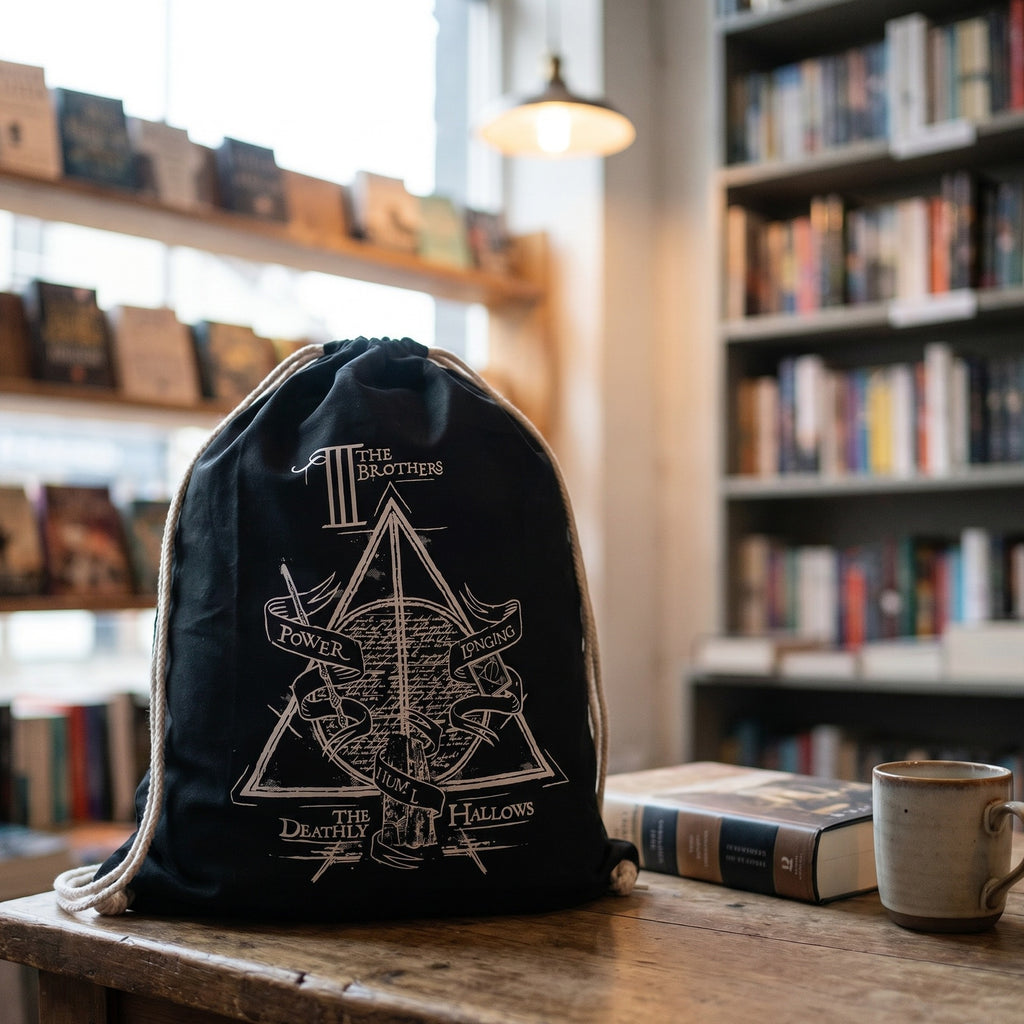 Image produit Harry Potter - Les Trois Frères Sac de sport noir