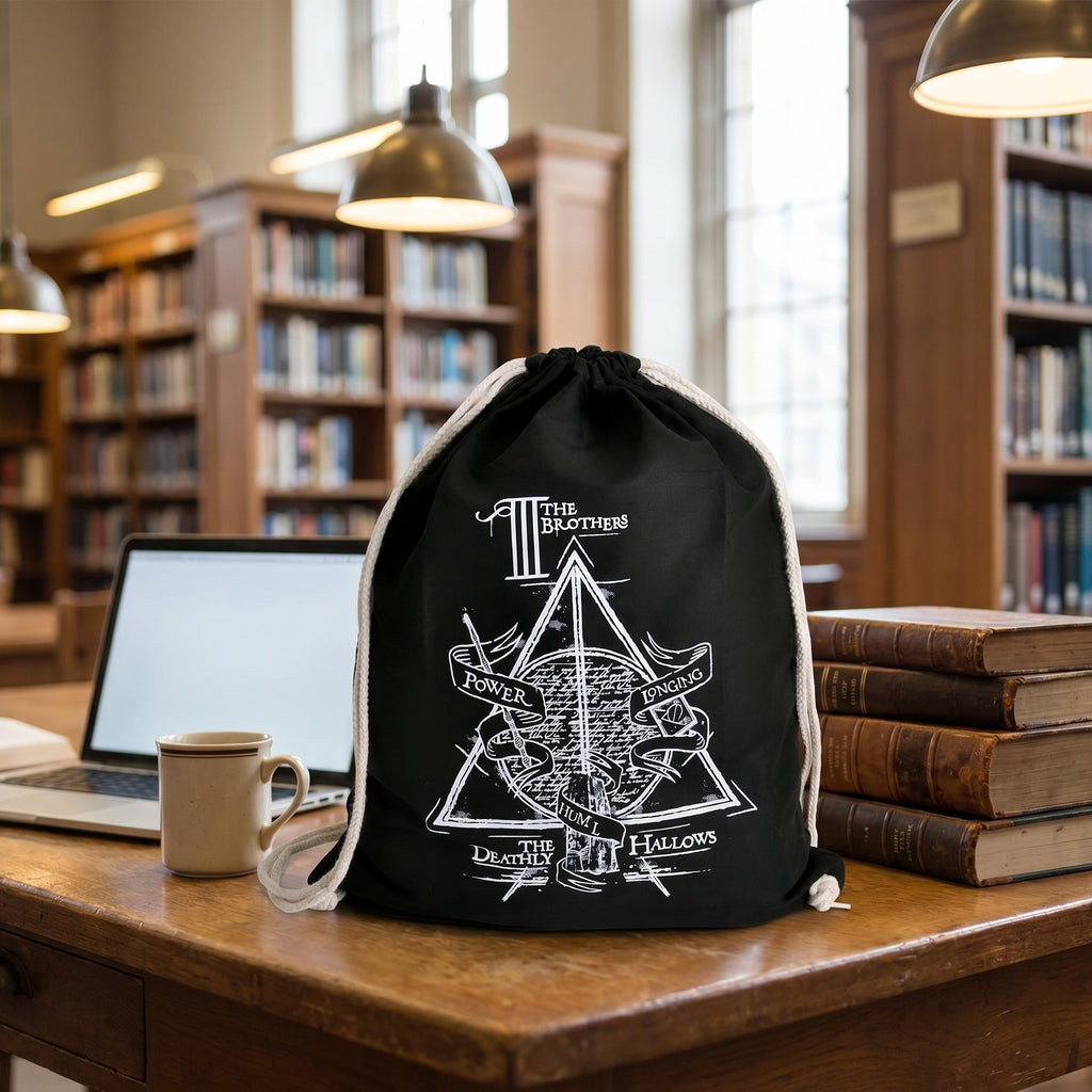 Image produit Harry Potter - Les Trois Frères Sac de sport noir