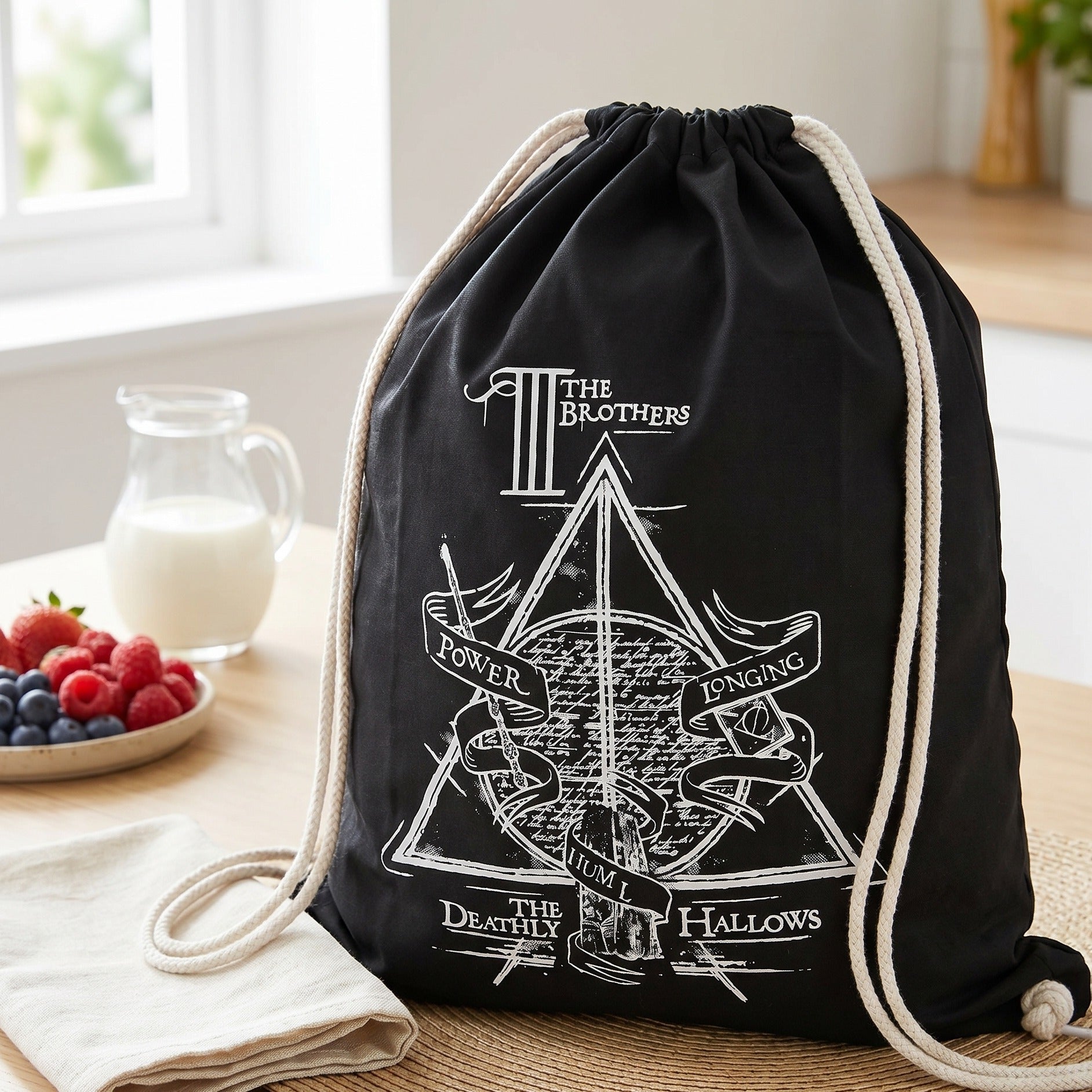 Image produit Harry Potter - Les Trois Frères Sac de sport noir
