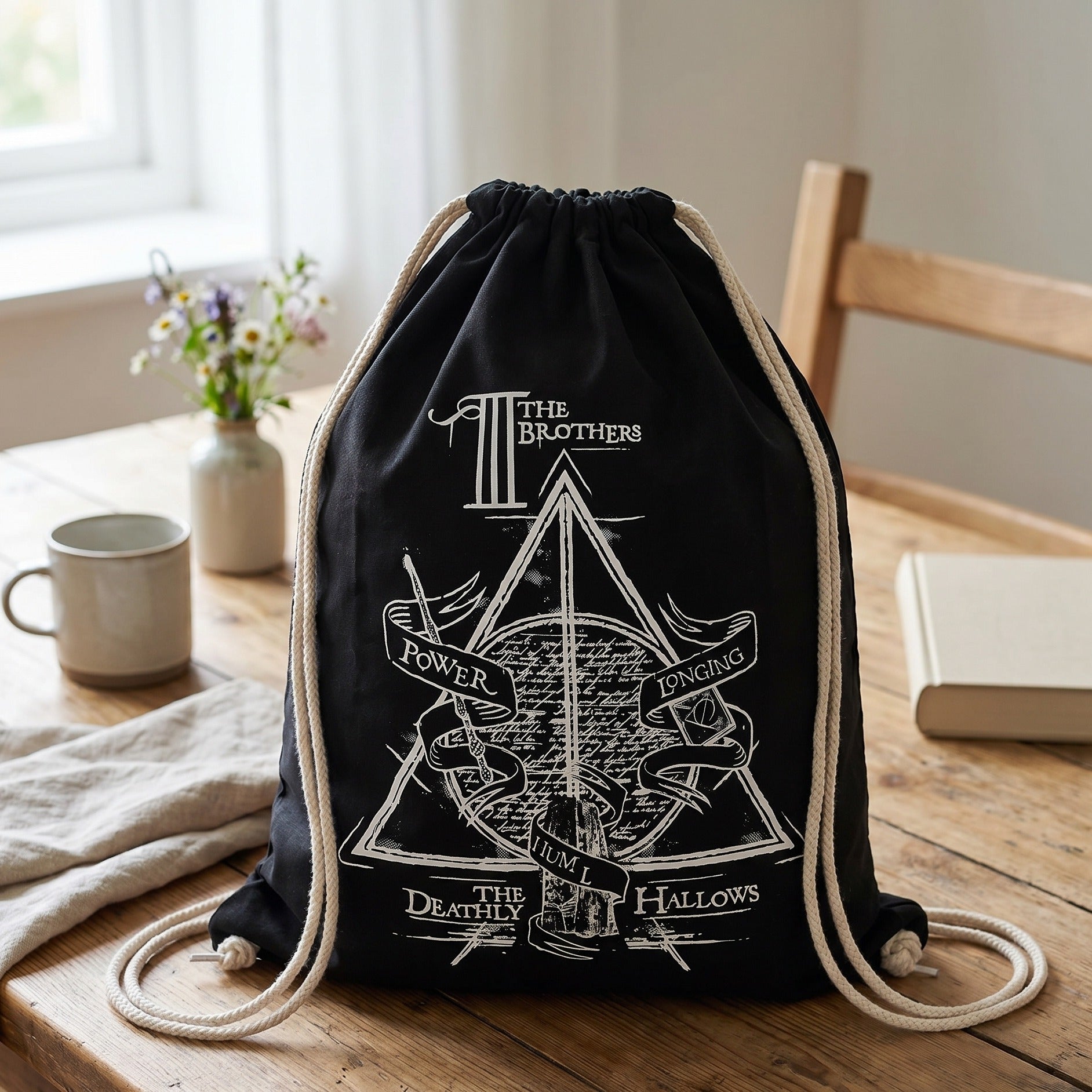 Image produit Harry Potter - Les Trois Frères Sac de sport noir