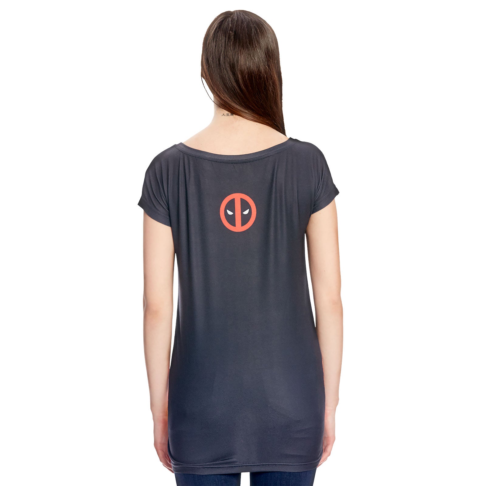 Image produit Deadpool - Chemise Chimichanga pour filles, coupe ample, noir