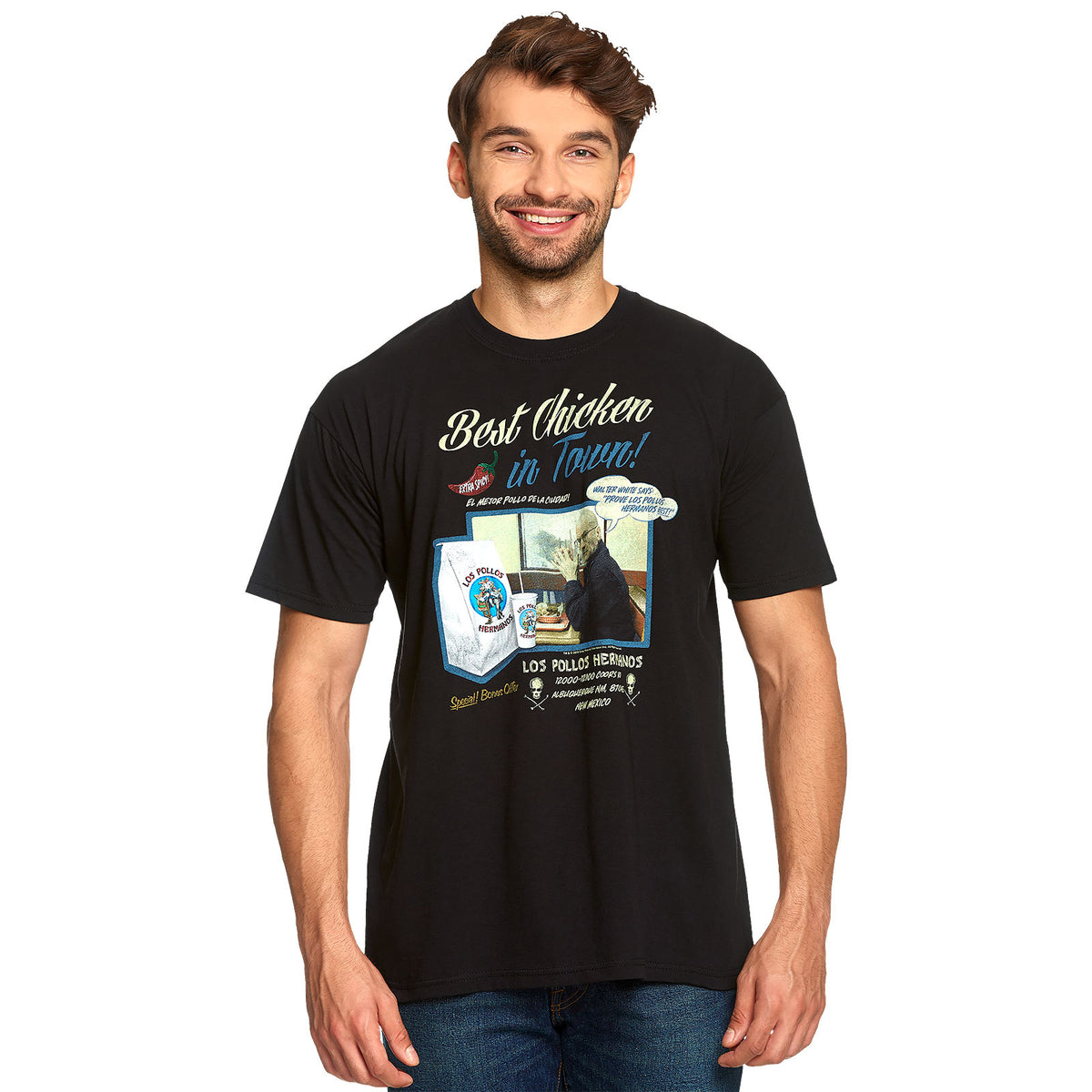 Product image Breaking Bad - Los Pollos Hermanos Best Chicken T-Shirt Black