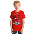 Image produit Spider-Man - Masque T-shirt pour enfants rouge