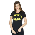 Image produit Batman - T-shirt pour filles logo noir
