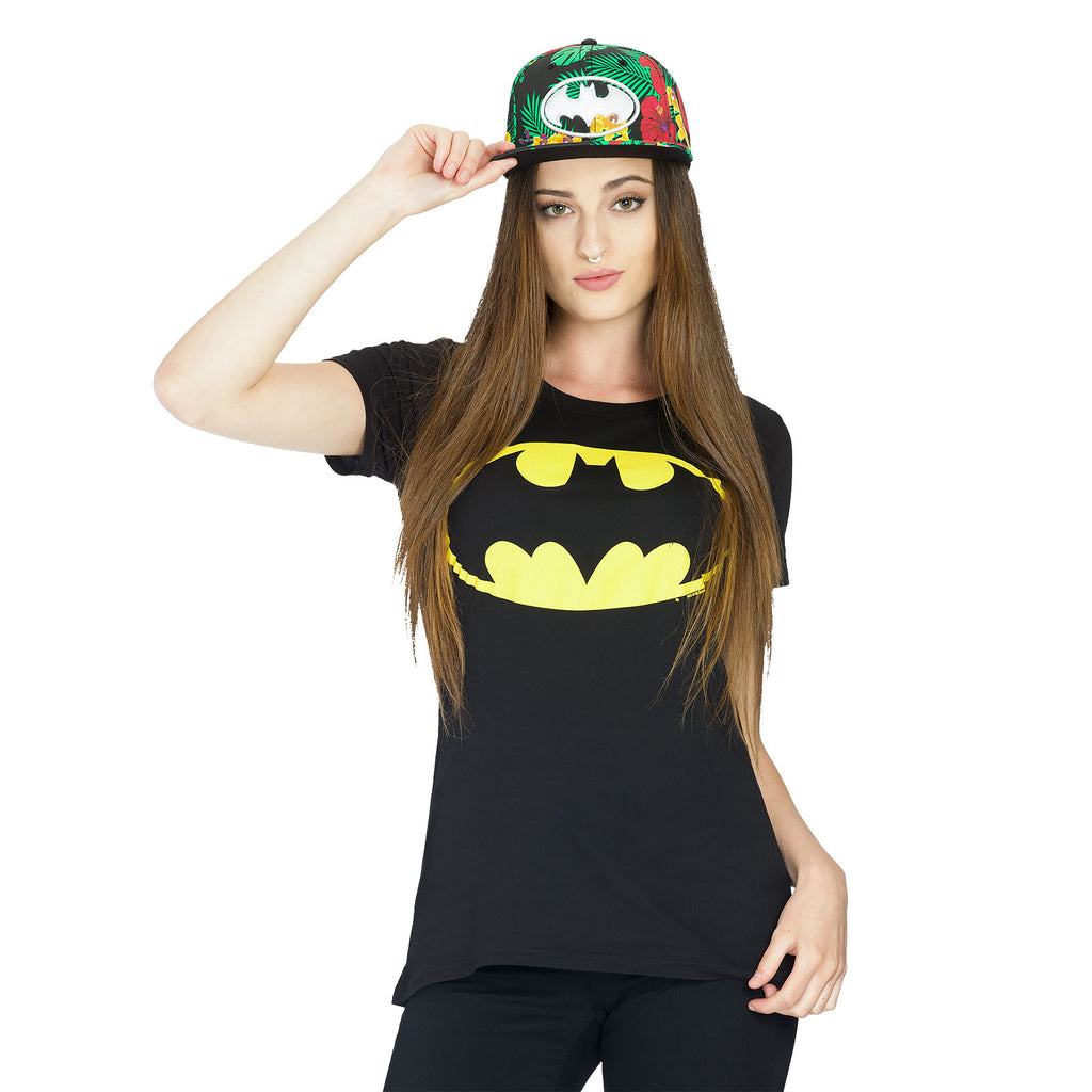 Image produit Batman - T-shirt pour filles logo noir