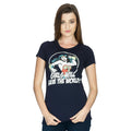 Image produit Wonder Woman - Les filles sauveront le monde T-shirt girly bleu