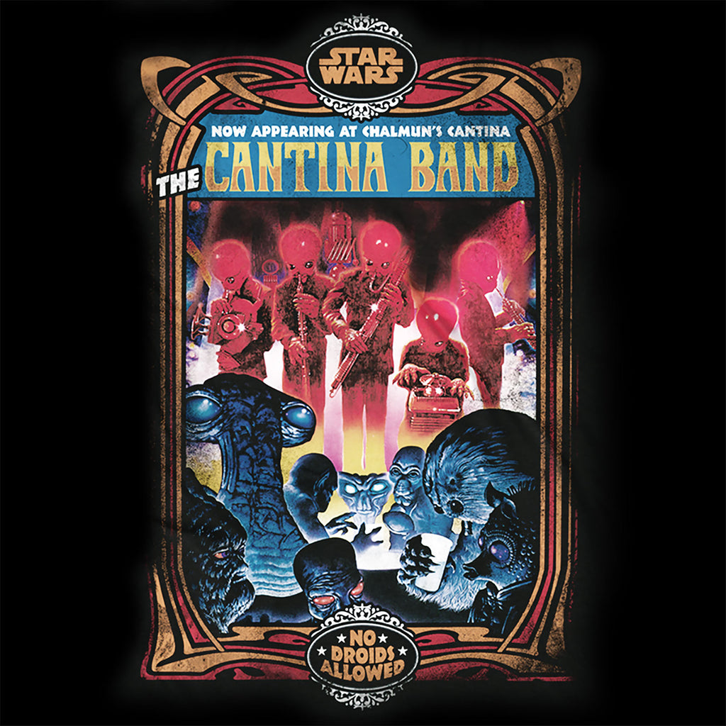 Image produit Star Wars - T-shirt noir du groupe Chalmun's Cantina