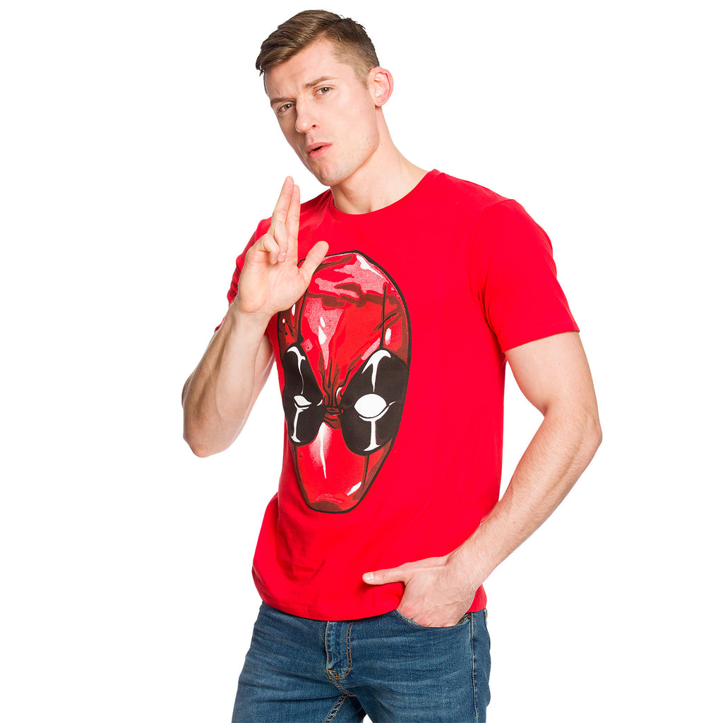 Image produit Deadpool - T-shirt tête rouge