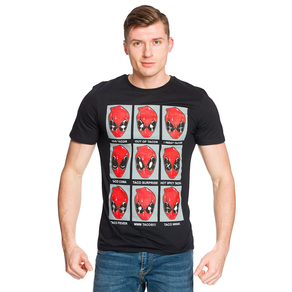 Image produit Deadpool - T-shirt Emotions noir