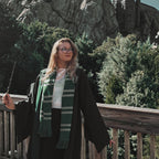 Image produit Harry Potter - Echarpe en tricot Slytherin gris-vert