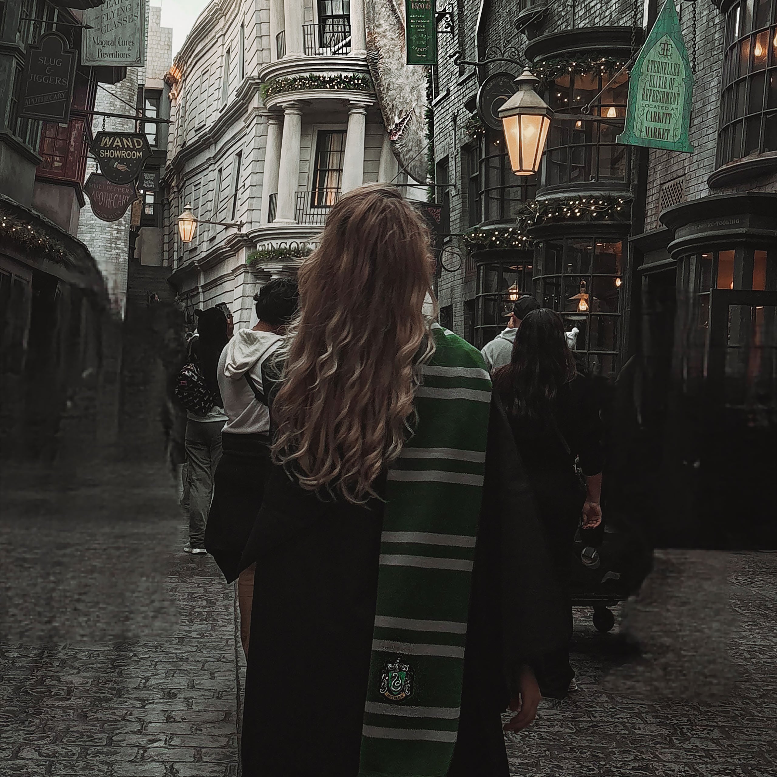 Image produit Harry Potter - Echarpe en tricot Slytherin gris-vert