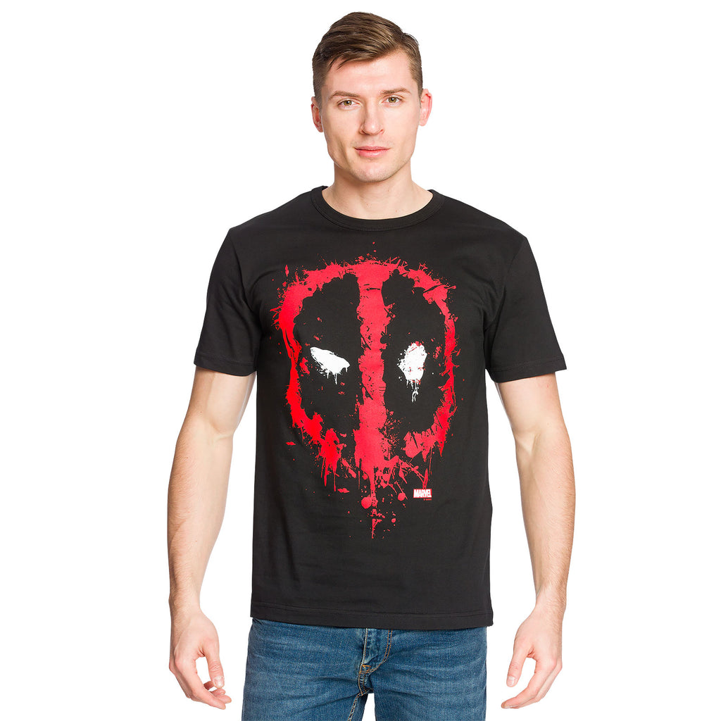 Image produit Deadpool - T-shirt Happy Face noir