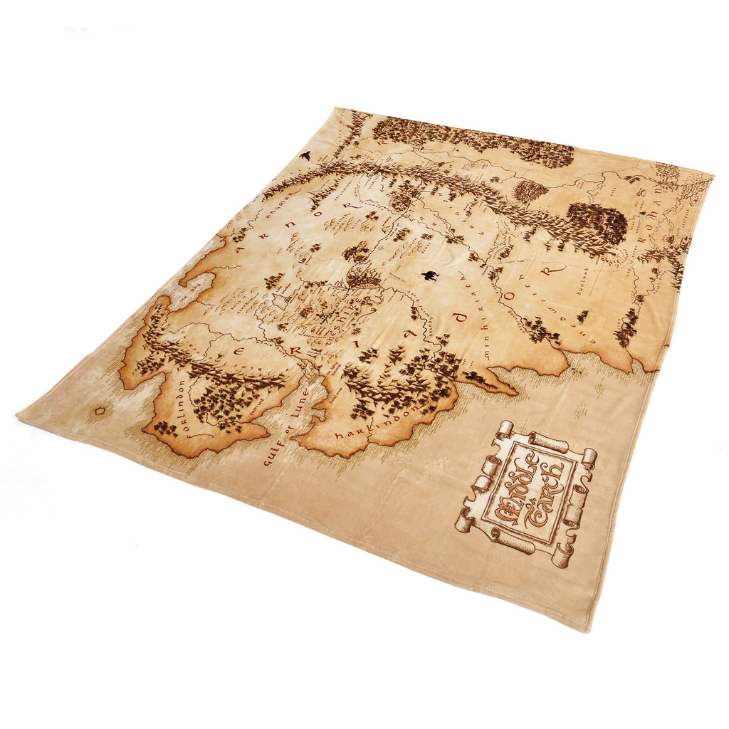 Product image The Lord of the Rings - Middle-earth Map Fleece Blanket