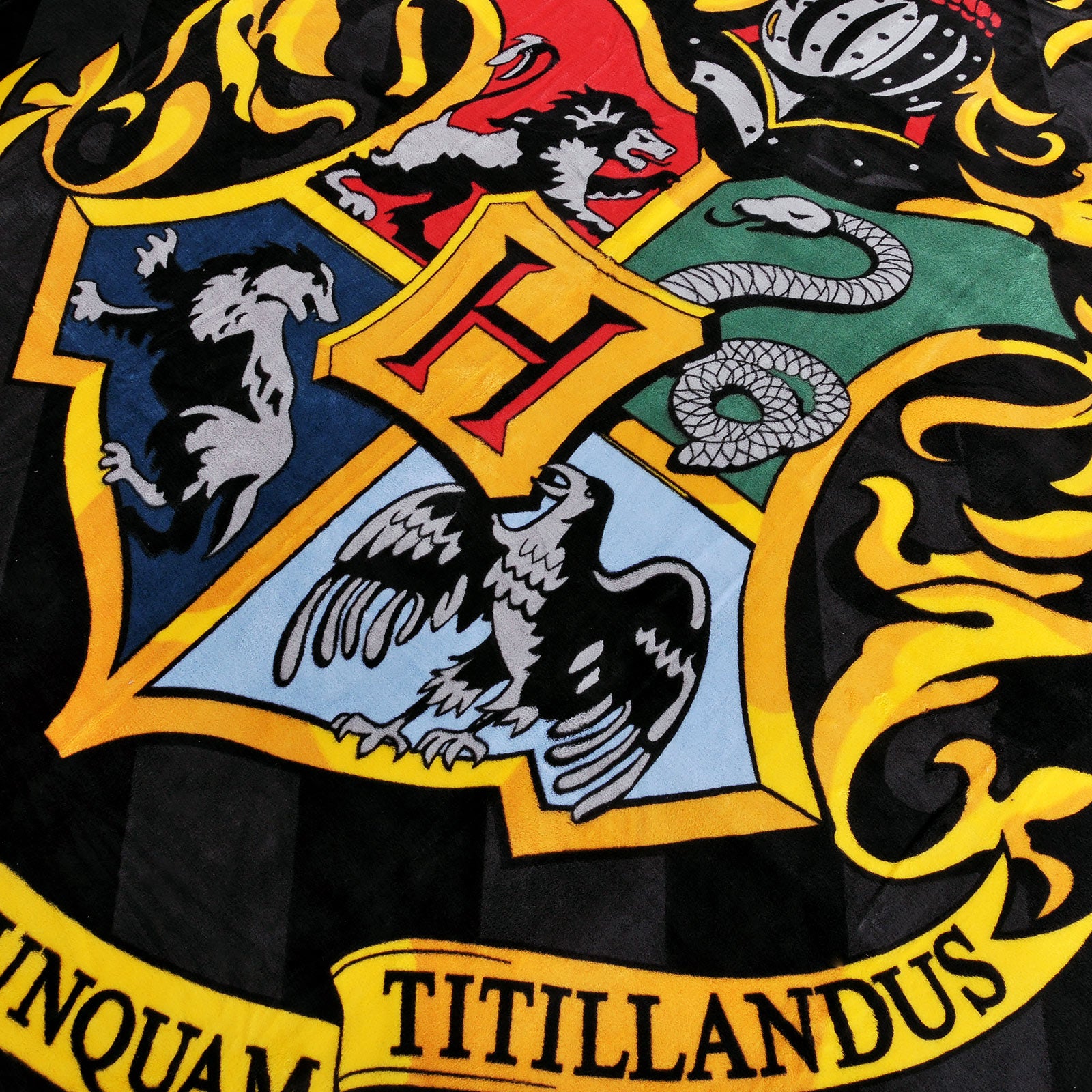 Image produit Harry Potter - Plaid en polaire avec blason de Poudlard