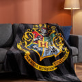 Image produit Harry Potter - Plaid en polaire avec blason de Poudlard